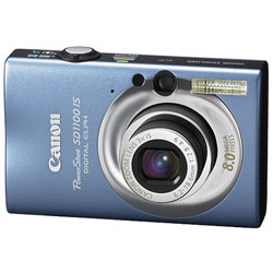 CANON USA - DIGITAL CAMERAS Canon PowerShot SD1100 IS 8 Megapixels, ISO 1600, 3x Optical Zoom Digital Camera - Rhythm & Blue