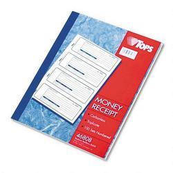 Tops Business Forms Carbonless Money Receipt Book, Triplicate, 4 Receipts/Pg, 100 Sets/Black (TOP46808)