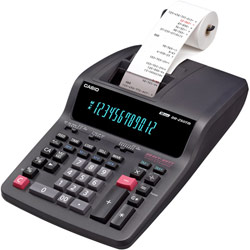 Casio Desktop Printing Calculator - 12 Character(s) - LCD