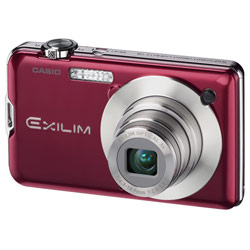 Casio EXILIM EX-S10RD 10 Megapixel, 3X Optical Zoom, 2.7 LCD Digital Camera - Red