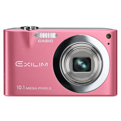 Casio Exilim EX-Z100PK 10 Megapixel, Wide Lens, 4x Optical Zoom & 2.7 LCD Compact Digital Camera - Pink