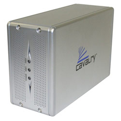 Cavalry 1.5TB Hard Drive - Dual Interface (USB 2.0 & eSATA), RAID - External Hard Drive