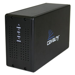 Cavalry 1TB Hard Drive - RAID 1 (500GB Mirrored), Dual Interface (USB 2.0 & eSATA) External Hard Drive