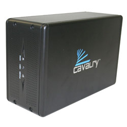 Cavalry Storage Cavalry 1TB Hard Drive - RAID (500GB Mirrored), Dual Interface (USB & eSATA) External Hard Drive