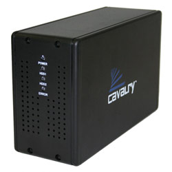 Cavalry 2TB Hard Drive - RAID 1 (1TB Mirrored), Dual Interface (USB 2.0 & eSATA) External Hard Drive