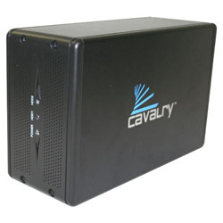 Cavalry 2TB Hard Drive - RAID (1TB Mirrored), Dual Interface (USB & eSATA) External Hard Drive