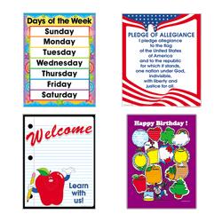 Carson Dellosa Publishing Company, Inc. Chartlet, Back-to-School Essentials, 17 x22 (CPBCD1021)