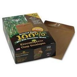 Ampad/Divi Of American Pd & Ppr Clasp Envelopes, Natural Brown, Recycled, 10 x 13, 110 Per Box (AMP19709)