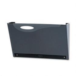 RubberMaid Classic Hot File® Basic Wall File Pocket with Labels/Holders, Letter, Black (RUB16621)