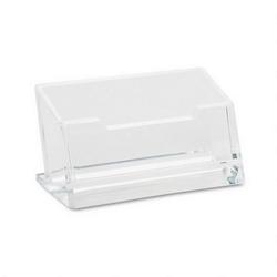 Kantek Inc Clear Acrylic Business Card Holder, Accommodates up to 80 Cards (KTKAD30)