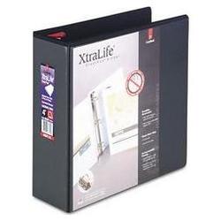 Cardinal Brands Inc. ClearVue™ XtraLife® Slant D® Presentation Binder, Black, 4 Capacity (CRD26341)