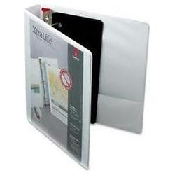 Cardinal Brands Inc. ClearVue™ XtraLife® Slant D® Presentation Binder, White, 1 1/2 Capacity (CRD26310)