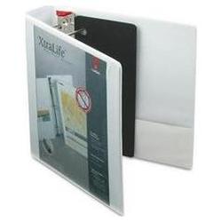 Cardinal Brands Inc. ClearVue™ XtraLife® Slant D® Presentation Binder, White, 2 Capacity (CRD26320)