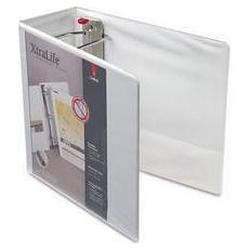 Cardinal Brands Inc. ClearVue™ XtraLife® Slant D® Presentation Binder, White, 5 Capacity (CRD26350)