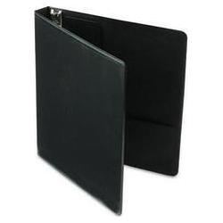 Cardinal Brands Inc. ClearVue™ XtraValue™ D Ring Presentation Binder, Black Vinyl, 1 Capacity (CRD17201)