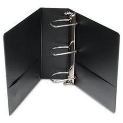 Cardinal Brands Inc. ClearVue™ XtraValue™ D Ring Presentation Binder, Black Vinyl, 4 Capacity (CRD17811)