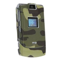 Eforcity Clip-On Case for Motorola RAZR V3 / V3c / V3m, Army Camouflage Pattern by Eforcity