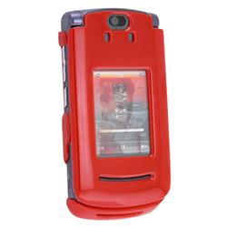 Eforcity Clip-On Case w/Belt Clip for Motorola RAZR2 V8 / V9m, Red by Eforcity