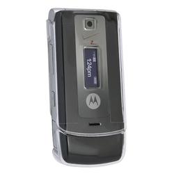 Eforcity Clip-On Crystal Case for Motorola W385, Clear by Eforcity