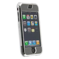 Eforcity Clip On Crystal Case w/ Belt Clip for Apple iPhone, Clear