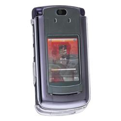 Eforcity Clip-On Crystal Case w/ Belt Clip for Motorola RAZR2 V8 / V9m, Clear