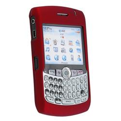 Eforcity Clip-On Rubber Case for Blackberry Curve 8300, Red by Eforcity