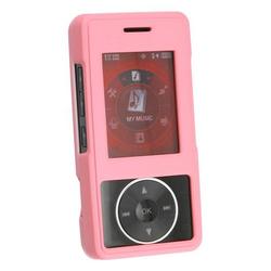 Eforcity Clip On Rubber Case w/ Belt Clip for LG Chocolate VX8500, Pink