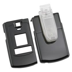 Eforcity Clip-on Case w/ Belt Clip for Samsung SCH U740, Black