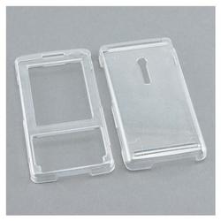 Eforcity Clip-on Crystal Case for Sony Ericsson M600 / M608c, Clear
