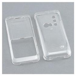 Eforcity Clip-on Crystal Case for Sony Ericsson V630, Clear