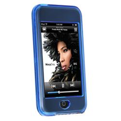 Eforcity Clip-on Crystal Case w/ Belt Clip & Lanyard for iPod Touch, Blue by Eforcity
