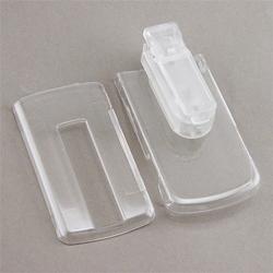 Eforcity Clip-on Crystal Case w/ Belt Clip for LG VX8700, Clear by Eforcity