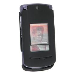 Eforcity Clip-on Rubber Case for Motorola RAZR2 V8 / V9m, Black