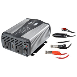 Cobra CPI 475 400W AC-to-DC Power Inverter - Input Voltage:12V DC - Output Voltage:120V DC, 5V DC - 400W Modified Sine Wave