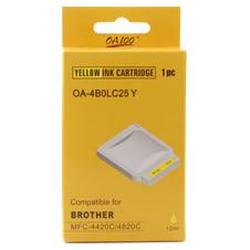 Abacus24-7 Compatible Brother LC25Y (LC-25Y) Yellow Ink Cartridge