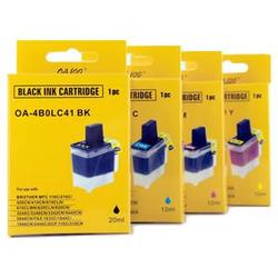 Abacus24-7 Compatible Brother LC41 Valu 4-Pak: 1 FULL SET (1 black, 1 cyan, 1 magenta, 1 yellow)