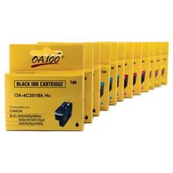 Abacus24-7 Compatible Canon BJI-201 Hi Cap Valu 12-Pak: 3 ea. Color (3 black, 3 cyan, 3 magenta, 3 yellow)