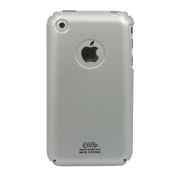 Cozip Apple iPhone Soft Polycarbonate Slim fit Case -Silver