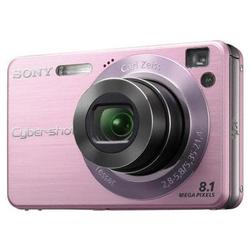 Sony Cyber-shot W130 Pink Digital Camera (8.1MP, 3264x2448, 4x Opt, 15MB Internal Memory, Memory Stick Du