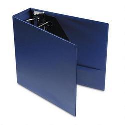 Universal Office Products D Ring Binder with Label Holder, 4 Capacity, Royal Blue (UNV20705)