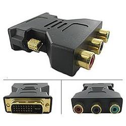 Abacus24-7 DVI-I Male to 3-RCA Component Adapter