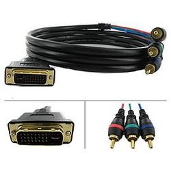 Abacus24-7 DVI-I to 3RCA Cable 6 ft