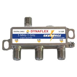 Dynaflex DYNAFLEX S-13SP Surge Protected Splitters (3-Way)
