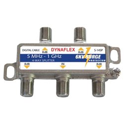 Dynaflex DYNAFLEX S-14SP Surge Protected Splitters (4-Way)