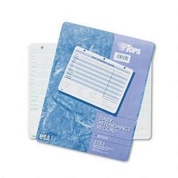 Tops Business Forms Daily Attendance Cards, 11 x 8 1/2, 3 Hole Punched, 50 Cards/Pack (TOP3284)