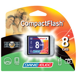Dane Elec Dane-Elec 8GB Compact Flash Memory