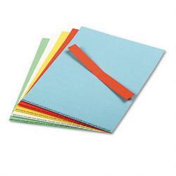 Magna Visual, Inc. Data Cards for 1 Magnetic Holders, Assorted Colors, Ten 8 1/2 x 11 Sheets/Pack (MAVDC20M)