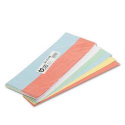 Magna Visual, Inc. Data Cards for Magnetic Card Holders, 2w x 1h, Assorted Colors, 1000/Pack (MAVDC202M)