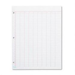 Tops Business Forms Data Pad, 11x8 1/2, 10 Numbered Columns x 31 Wide Lines, Left Punched, 50/Pad (TOP3619)