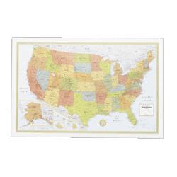 Rand McNally Company Deluxe United States Laminated Wall Map, 50 x32 (RAN528961004)